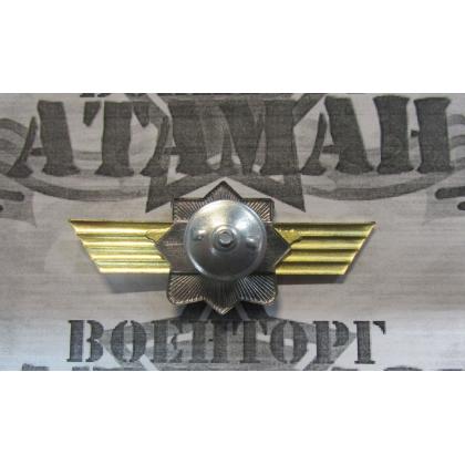 значок  классность ВС.РФ. для контрактников - 2 (синий)