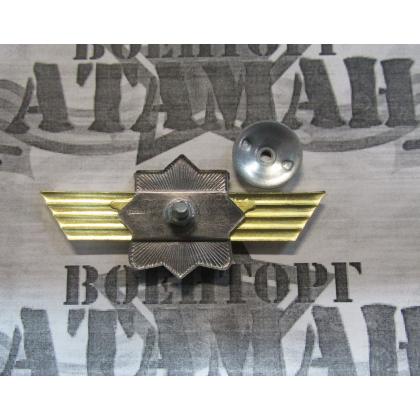 значок  классность ВС.РФ. для контрактников - М (Мастер)