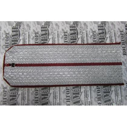 Погоны 1 краповый просвет, краповая выпушка 16 см (ЦКВ) Тип Б 1