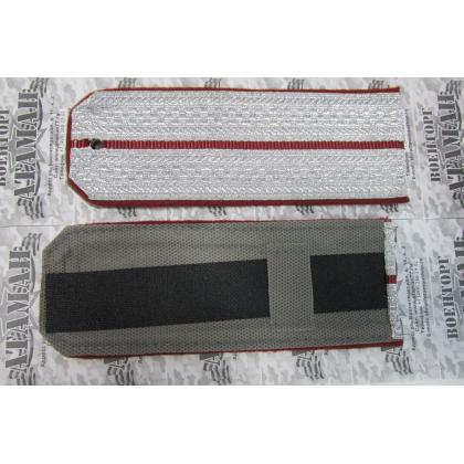 Погоны 1 краповый просвет, краповая выпушка 16 см (ЦКВ) Тип Б 2