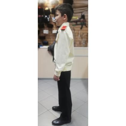 Брюки кадетские гбардин чёрные без канта (3)