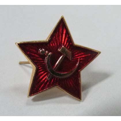 Звезда 24 мм советская на пилотку