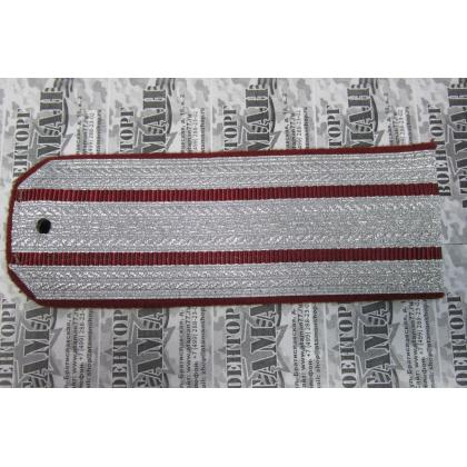Погоны 2 краповых просвета, краповая выпушка 16 см (ЦКВ) Тип Б 1