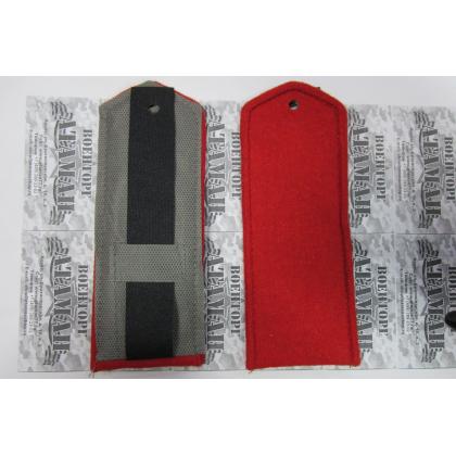 Погоны нижних чинов алые (16 см) Тип Б 2