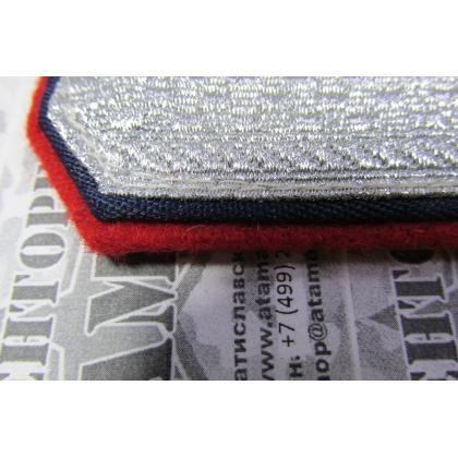 Погоны 1 васильковый просвет, алая-синия выпушка 16 см (ВВД) Тип Б 2